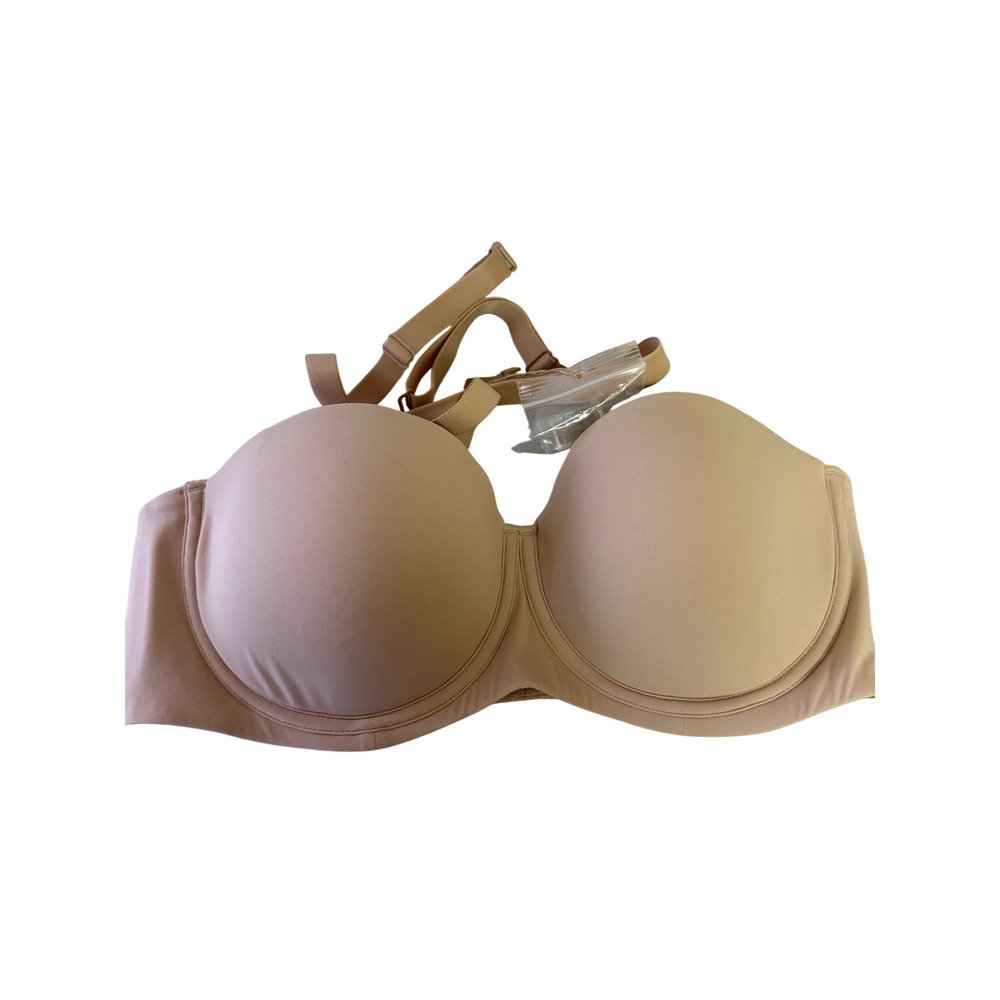 Shapellx Strapless Convertible Bra Women 36C Beige Multiway